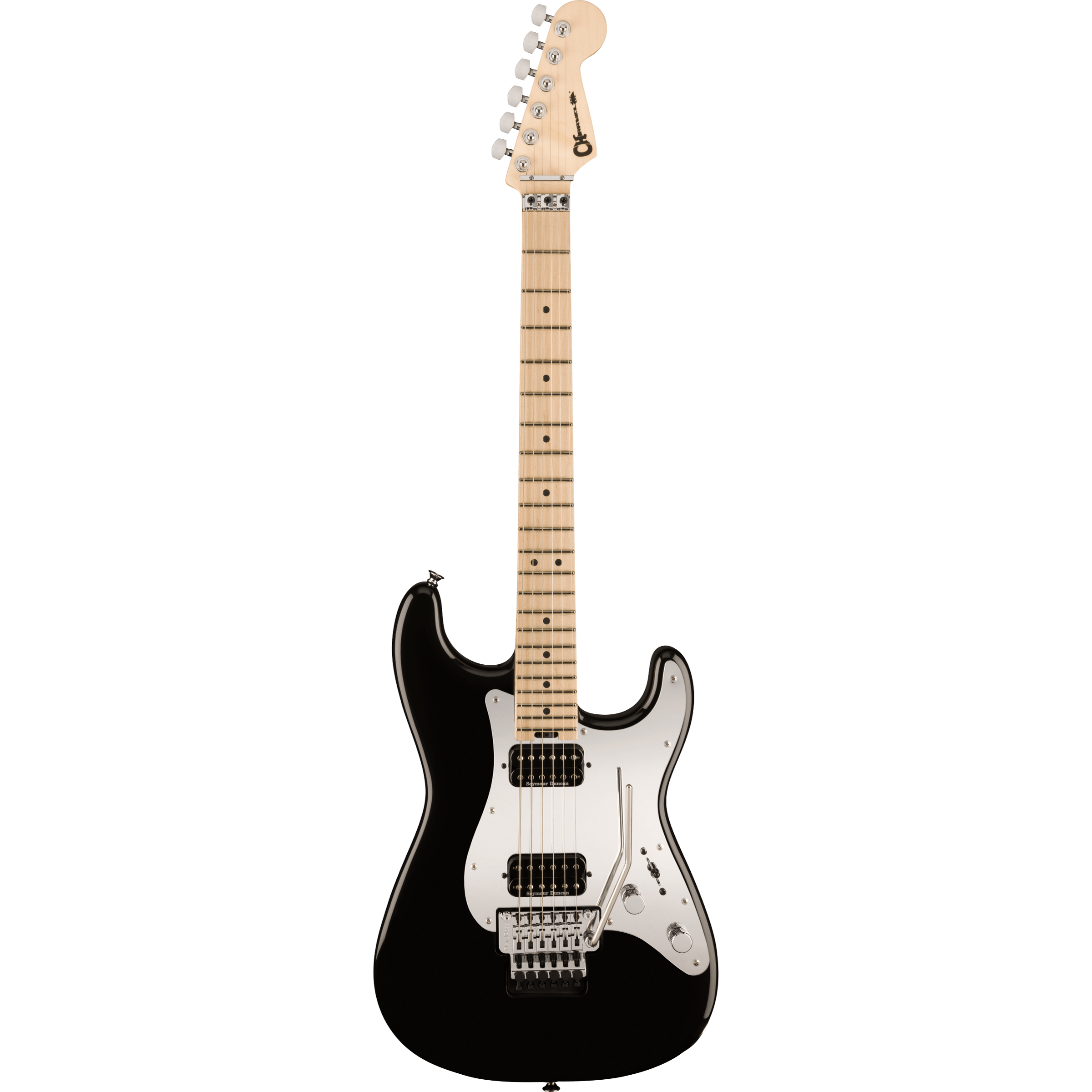 Pro-Mod So-Cal Style 1 HH FR M, Maple Fingerboard, Gloss Black