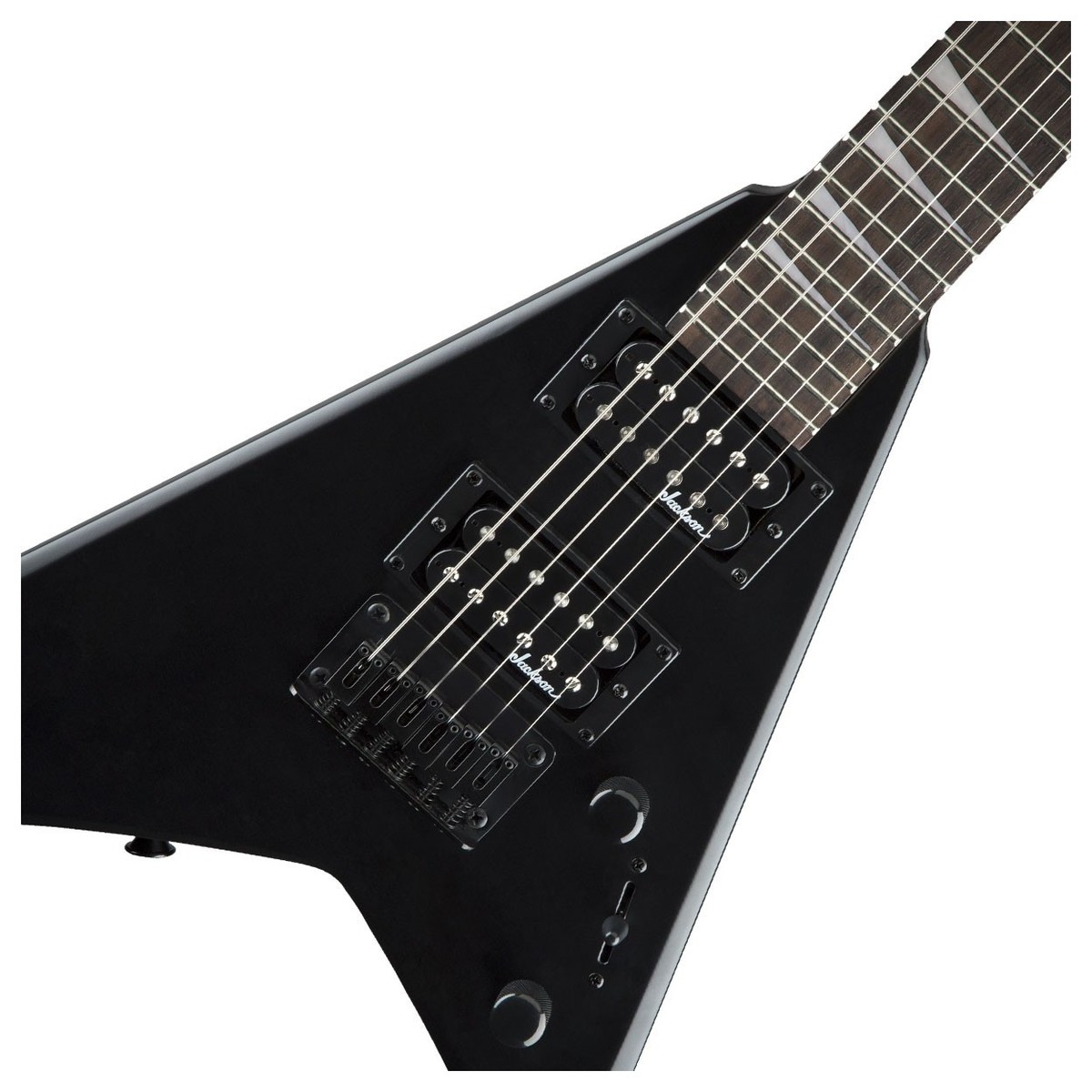 Guitare JACKSON - JS1X RR - Minion - Satin Black_Face bretagne saint brieuc metal guitar