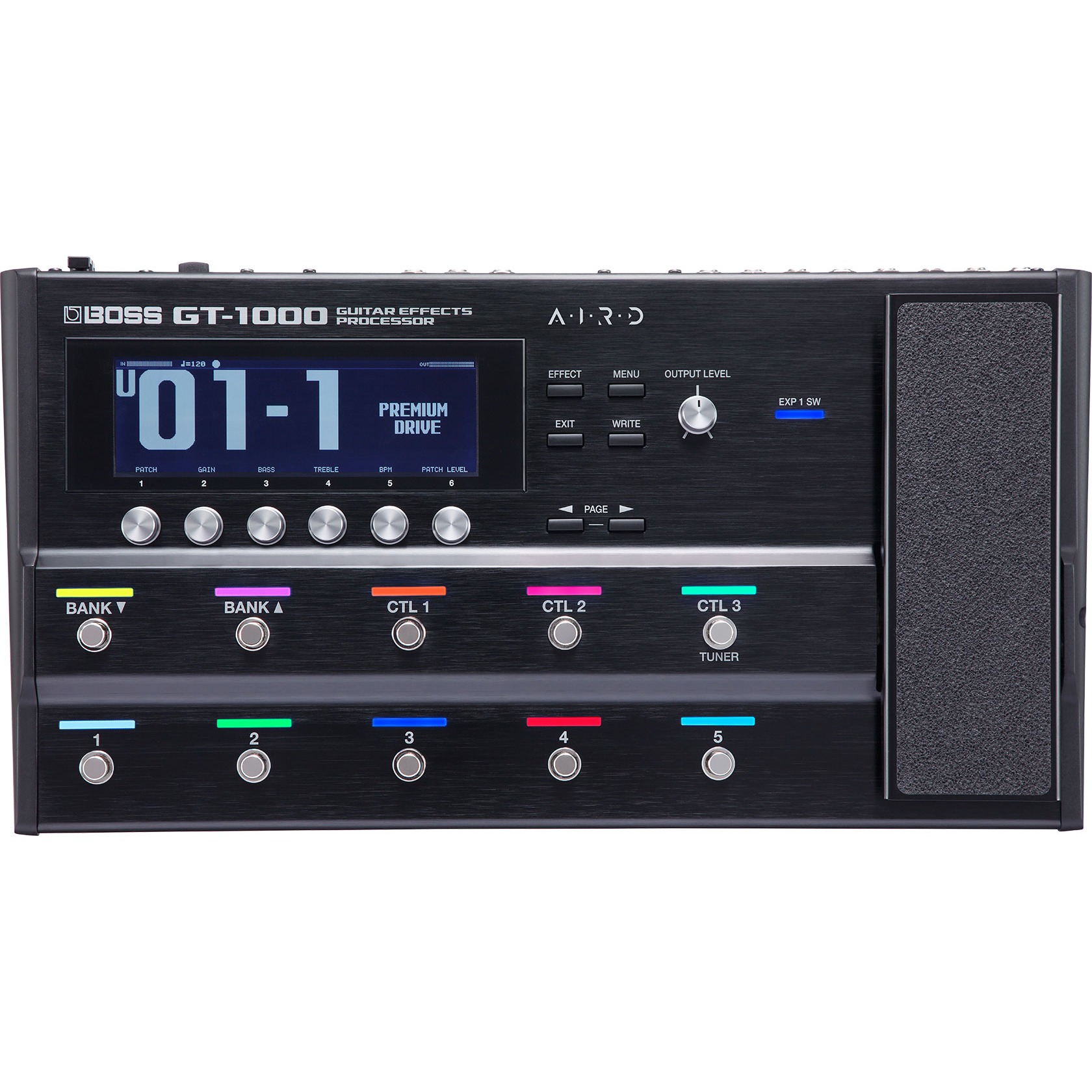 Boss GT-1000 pedalier