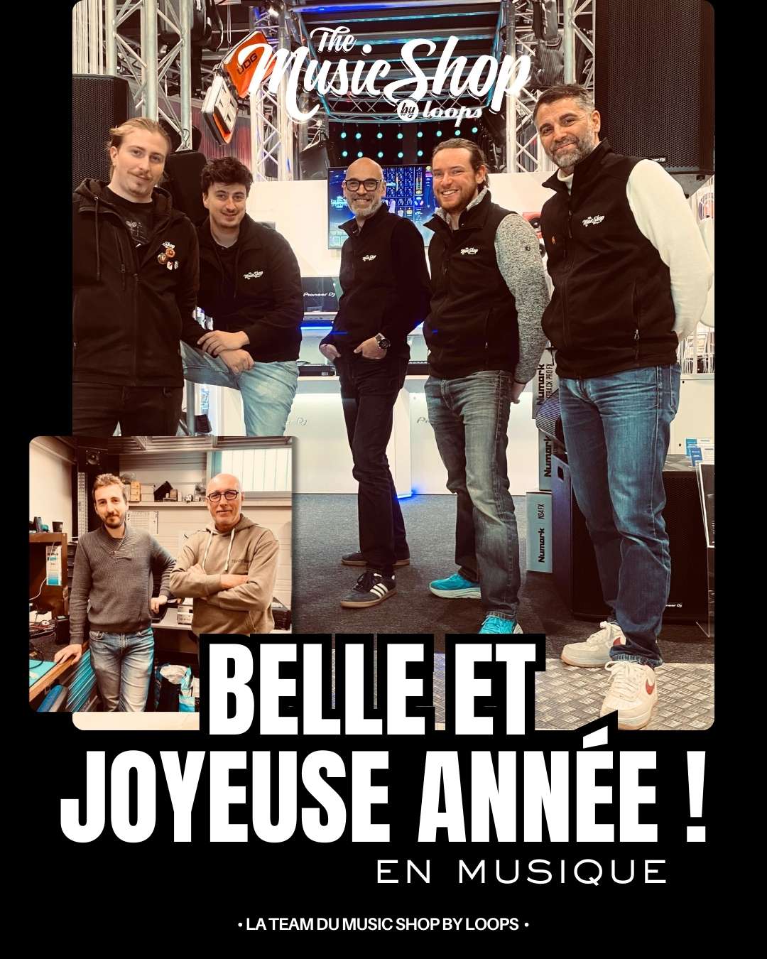 Bonne année Music Shop by Loops Saint Brieuc