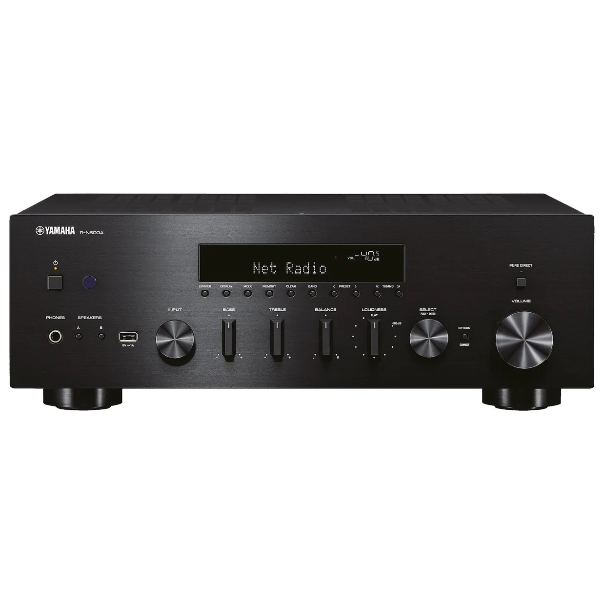 Yamaha R-N600A Black Amp Streamer