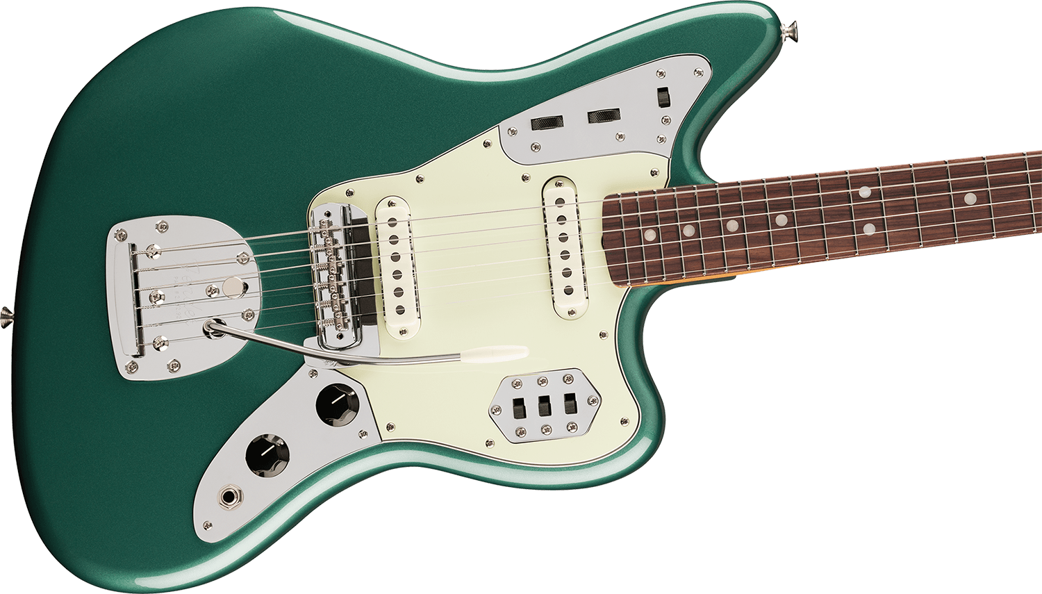 0149340346 fender jaguar vintera iii sherwood mid 60s sherwood green 3