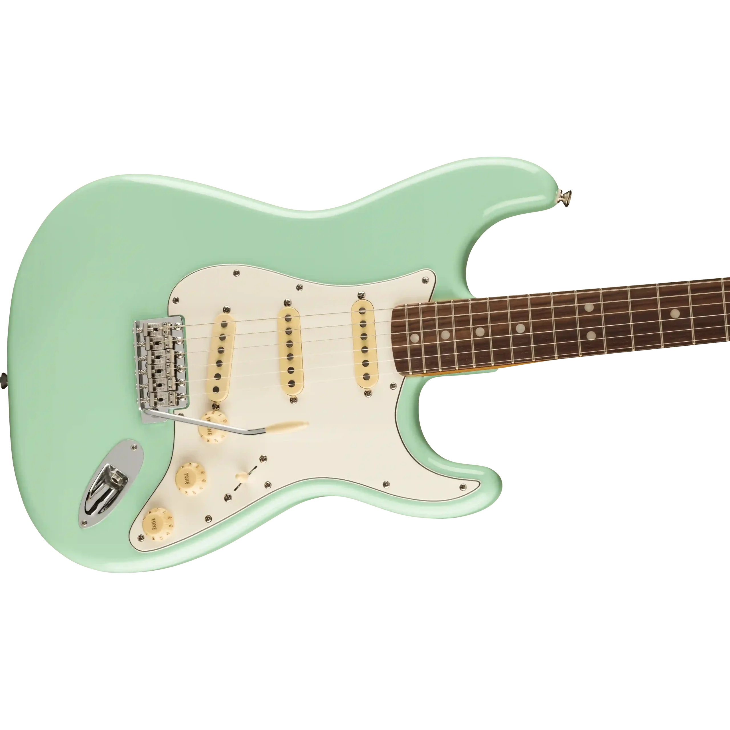 0149030357 Fender Stratocaster Vintera II 70s Surf Green 3 scaled