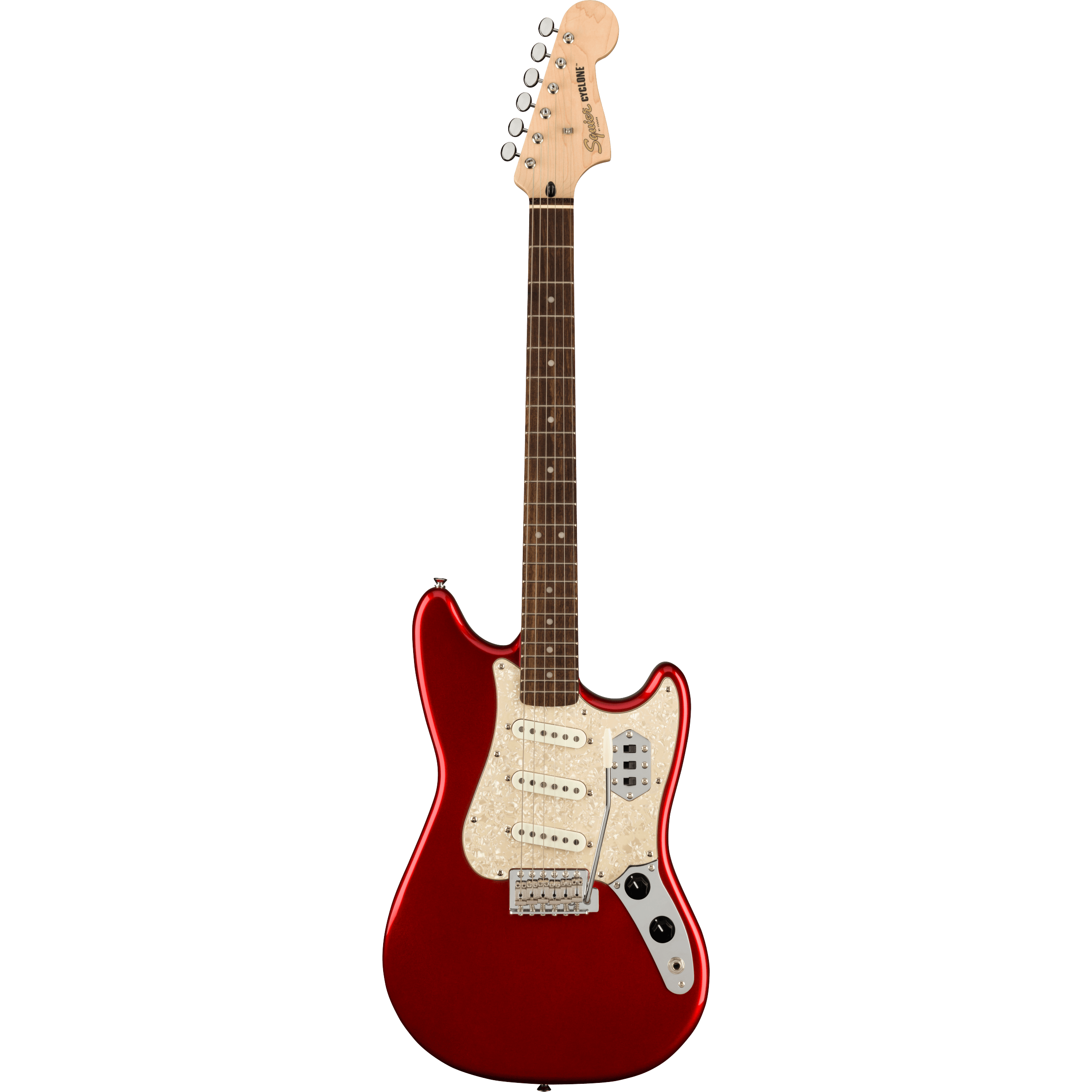 Squier paranormal cyclone candy apple red