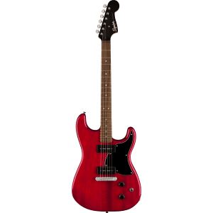 Squier paranormal strat-O-sonic crimson red transparent