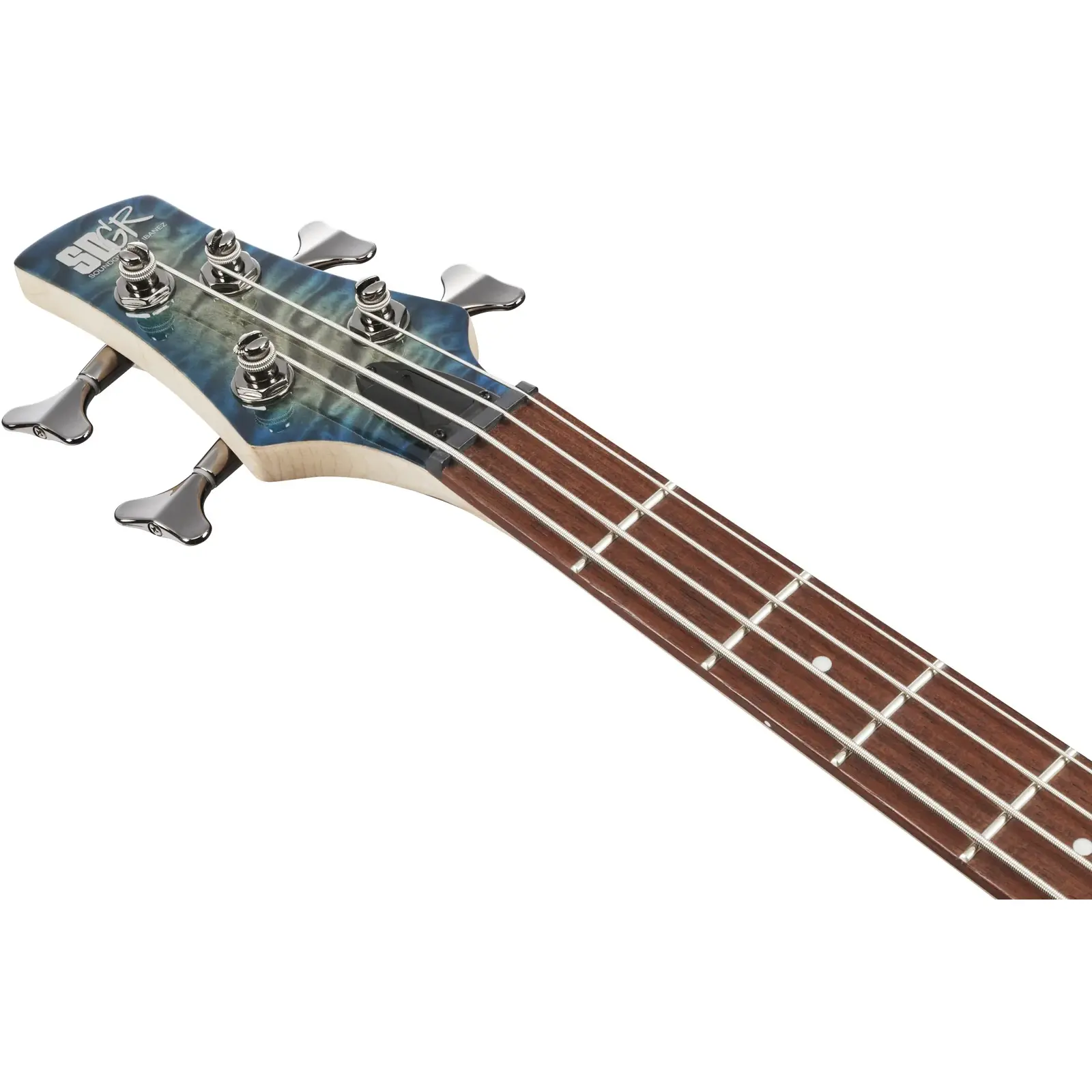 SR400EQMSCB Ibanez Cosmic Stained Blue Starburst 4