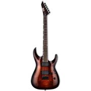 LTD MH 200 HT QM Dark Brown Burst